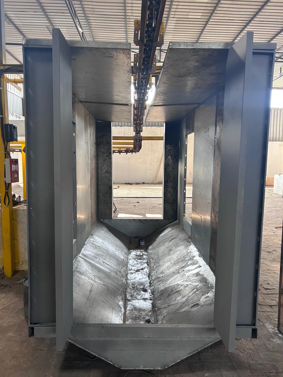 Aluminium Powder Coating Spray Booth