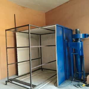 One Side Open Powder Coating Spray Booth