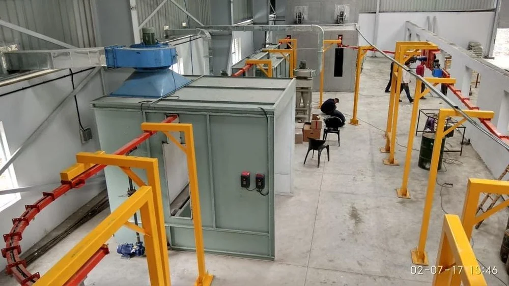 Powder Coating Projects For Conveyorized Powder Coating Plants