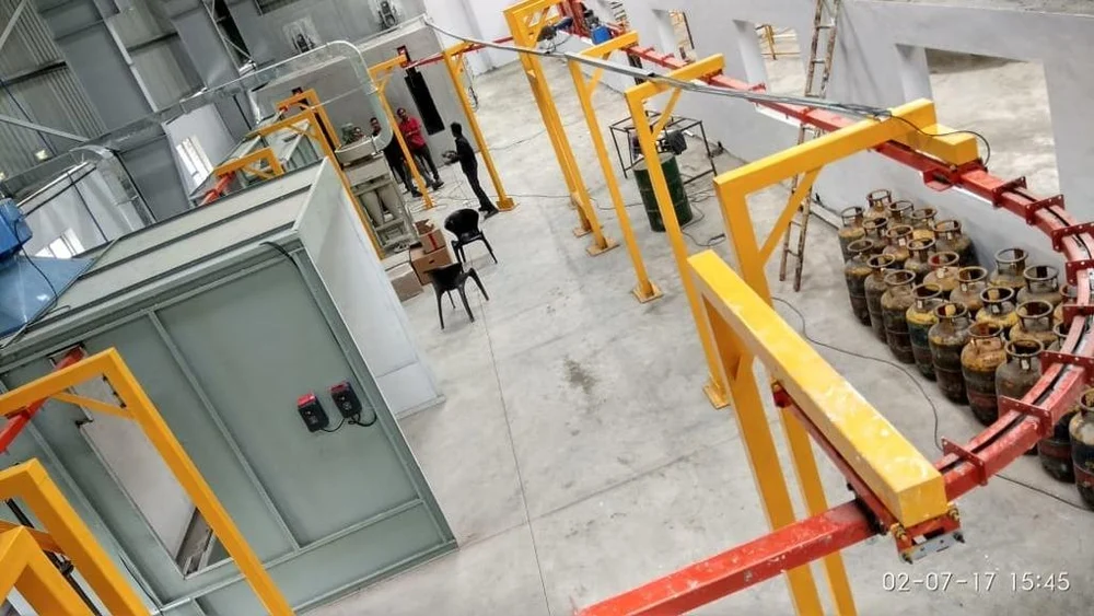 Powder Coating Projects For Conveyorized Powder Coating Plants